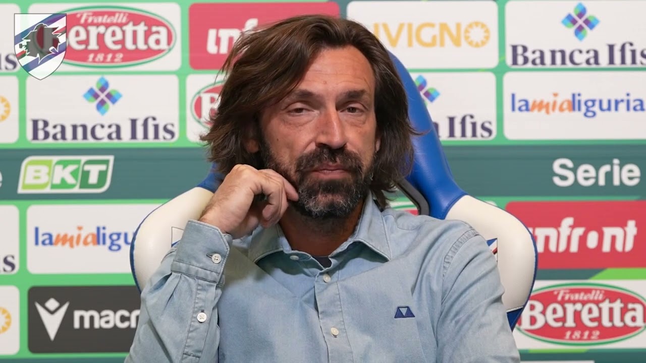 Mister Pirlo pre Spezia-Sampdoria