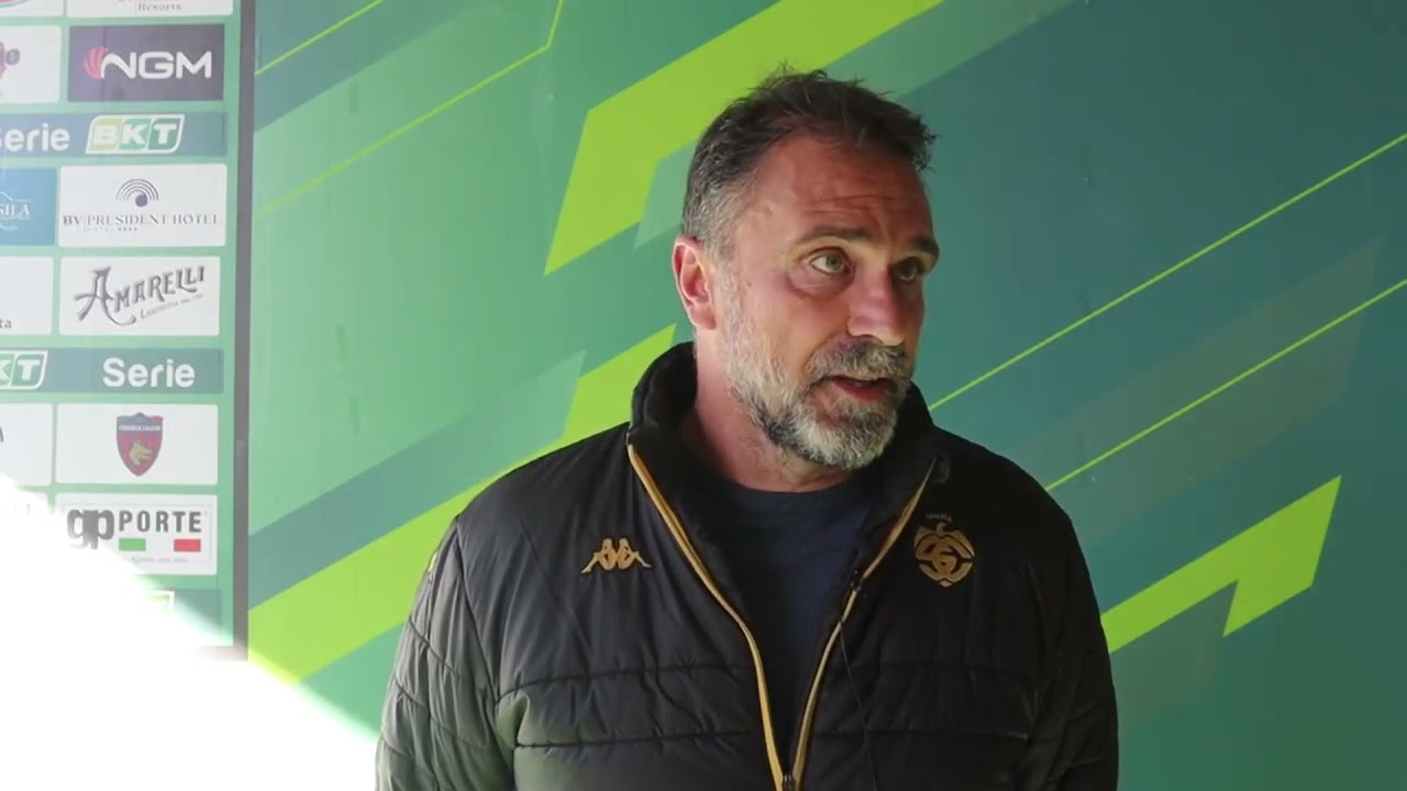 Cosenza-Spezia 2-2 mister D’Angelo ed Elia