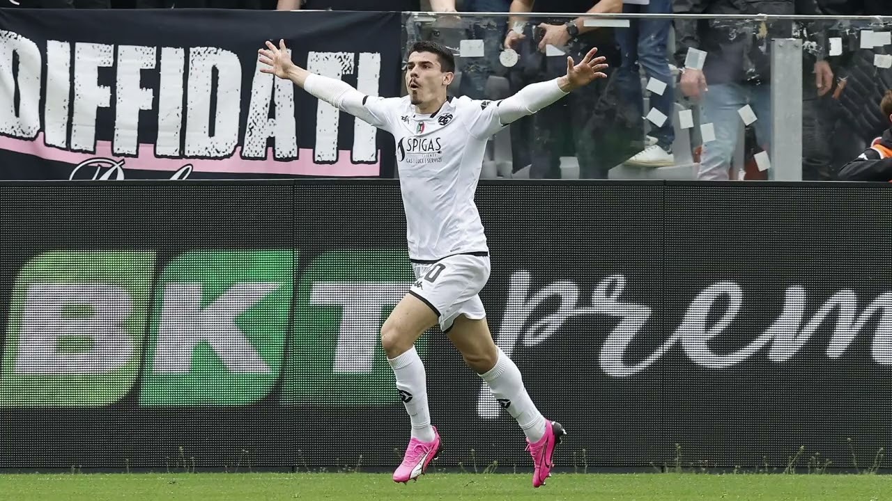 Spezia-Palermo 1-0, mister D’Angelo e Di Serio