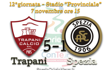 Trapani-Spezia: 5-1 Umiliati dalla fame del Trapani, squadra subito in ritiro da stasera!