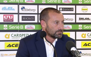 Spezia calcio – Conferenza stampa con Pietro Fusco