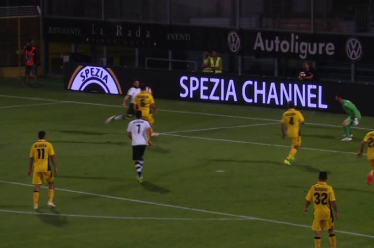 Calcio, Coppa Italia Spezia-Modena 1-0