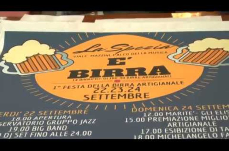 “E’ Birra”, festa ai giardini pubblici della Spezia