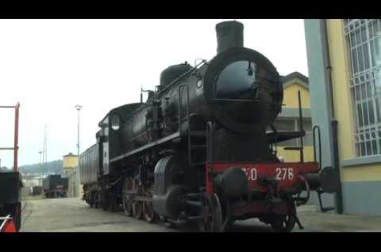La locomotiva 740-278 restaurata al Museo dei Trasporti