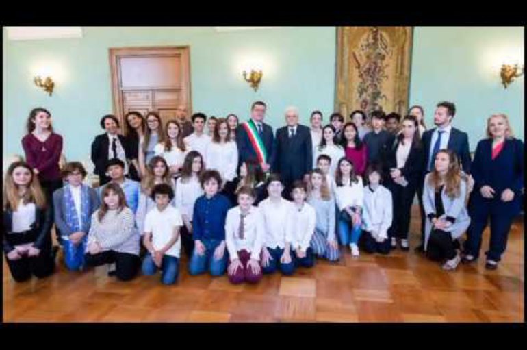 Monterosso, sindaco e studenti dal Presidente Mattarella