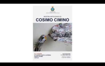 Cosimo Cimino, mostra antologica a Cefalù