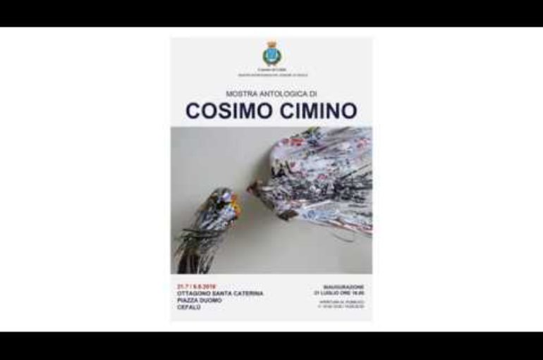 Cosimo Cimino, mostra antologica a Cefalù