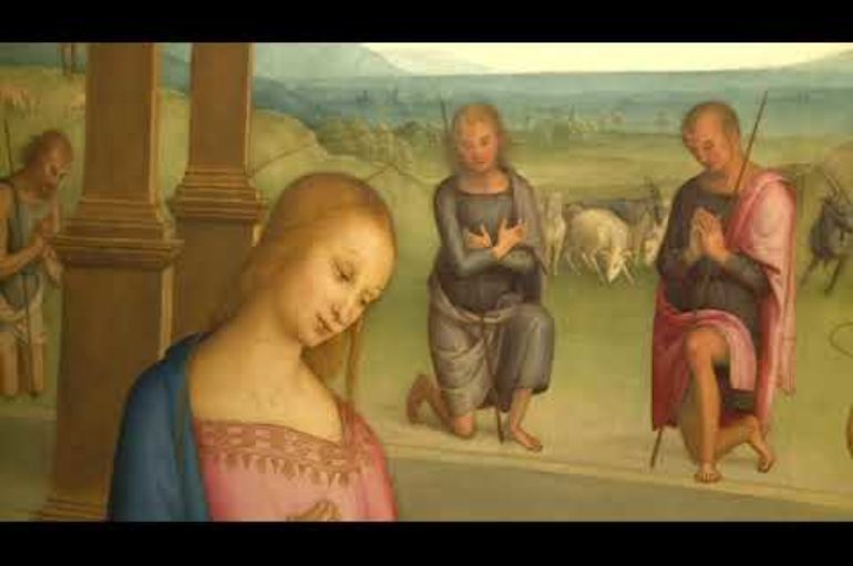 L’Adorazione dei pastori del Perugino in mostra al Museo Lia