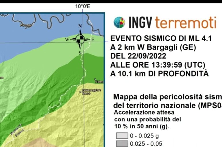 Terremoto a Genova e nel Levante ligure