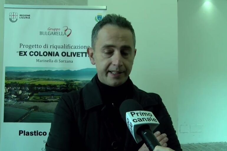 Colonia Olivetti, il plastico del restauro esposto in Comune a Sarzana