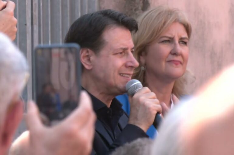 Sarzana, Giuseppe Conte a sostegno della candidata Federica Giorgi
